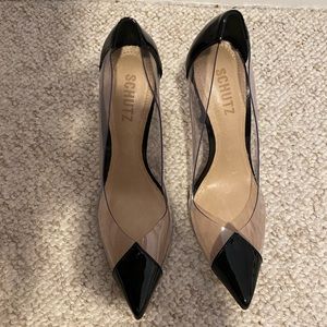 Schutz pointed toe shoes